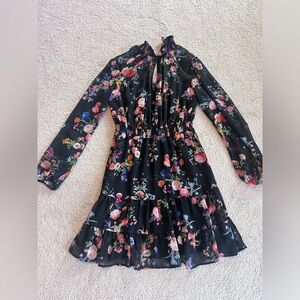 ASOS Black floral dress